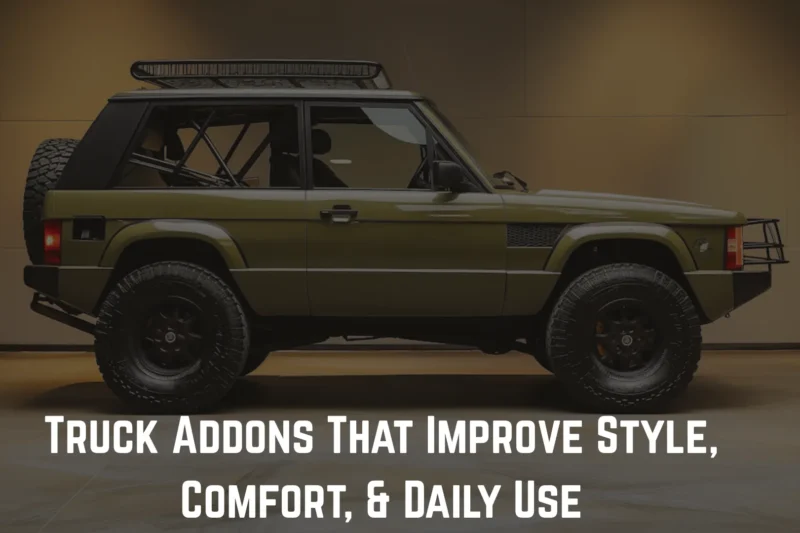 Truck Addons That Improve Style, Comfort, & Daily Use